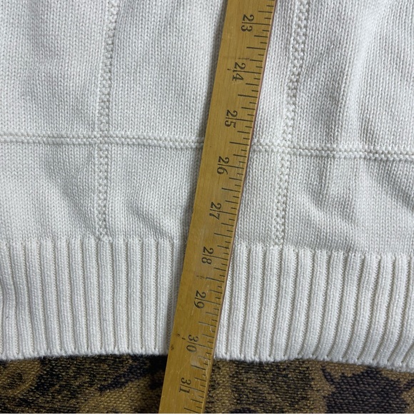 Vtg Alexander Julian Colours Men’s Sweater Size 2XLT Ivory Squared Pull Over - Picture 5 of 7